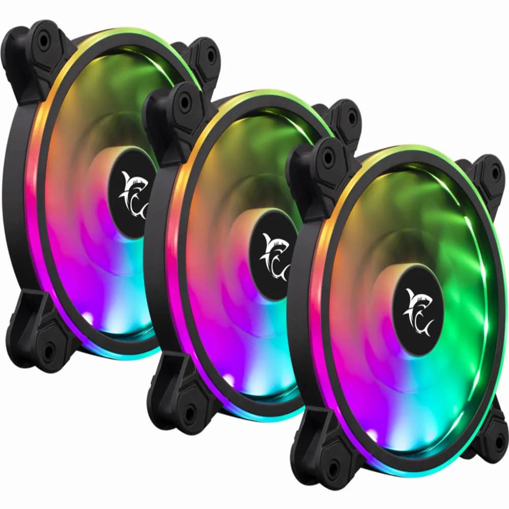Nebula White Shark Fan 1262-04-V - ARGB kit