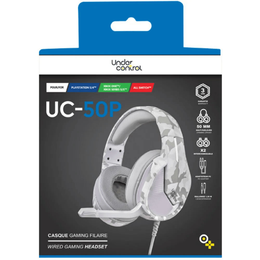 Multiformat Gaming Headset - Grijs Camouflage