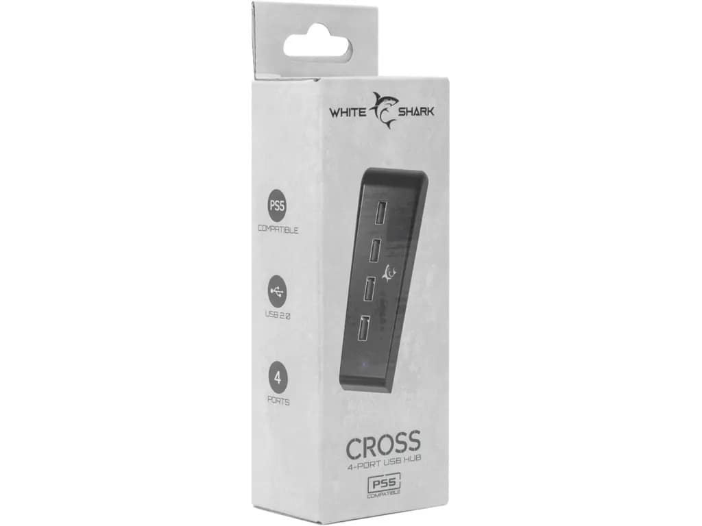 White Shark PS5 Cross 4-Poort USB Hub - Afbeelding 3