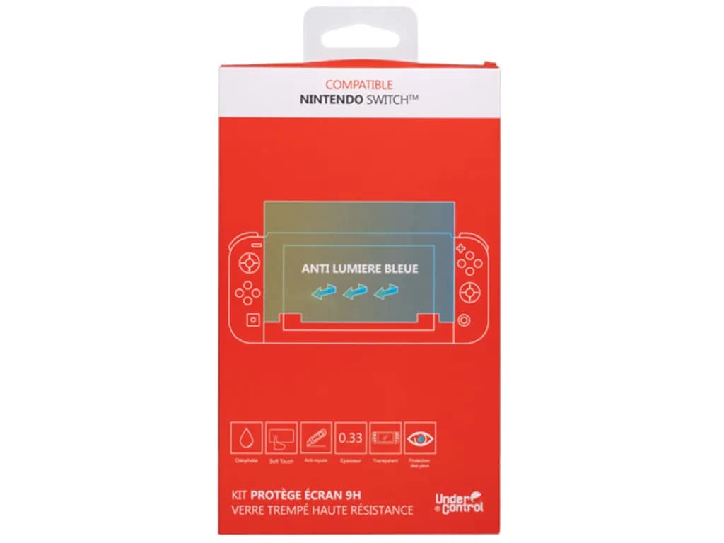 Nintendo Switch Screenprotector - Anti-Blauw Licht - Tempered Glass - Afbeelding 3