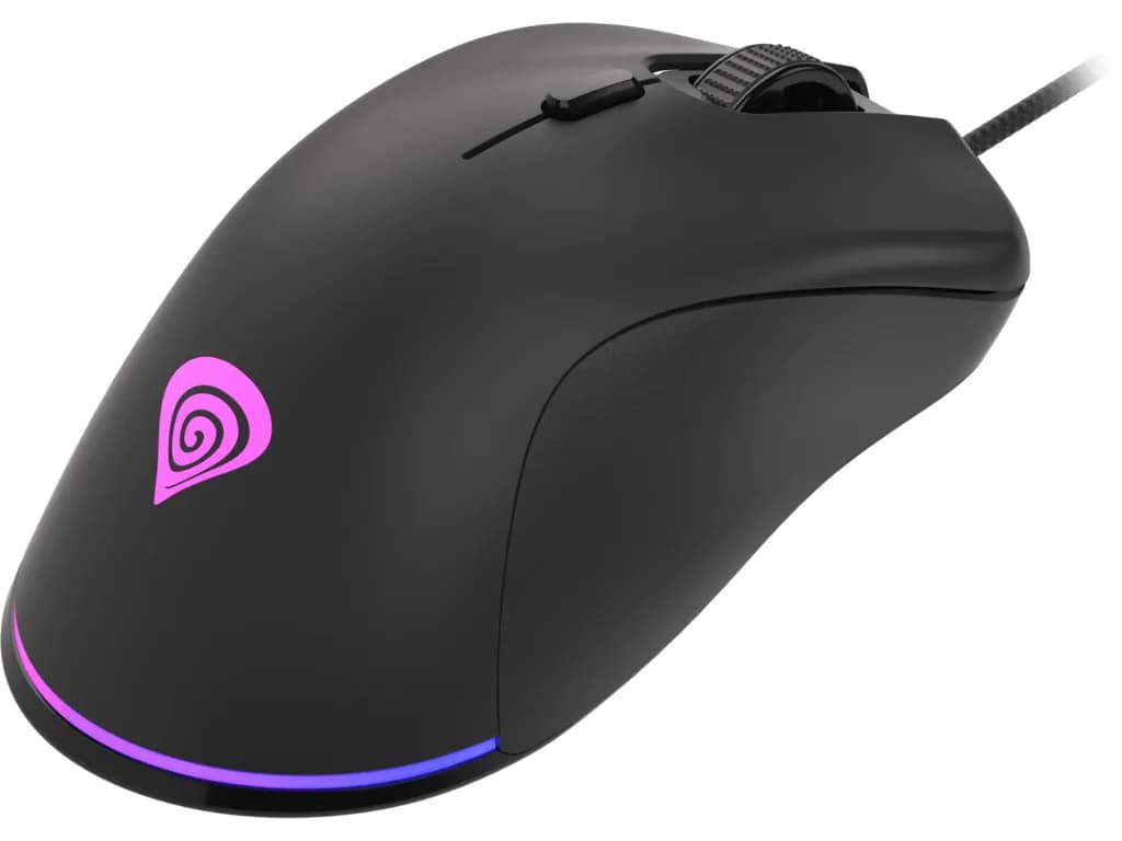 Krypton 200 Gaming Muis - 6.400 DPI - 6 Knoppen - RGB - Zwart - Afbeelding 2