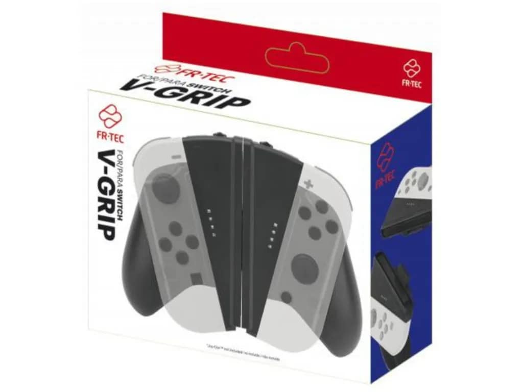 Nintendo Switch - V-Grip - Joy Con Controller - Zwart - Switch OLED