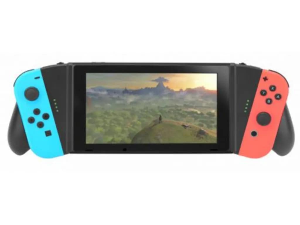 Nintendo Switch - V-Grip - Joy Con Controller - Zwart - Switch OLED - Afbeelding 4