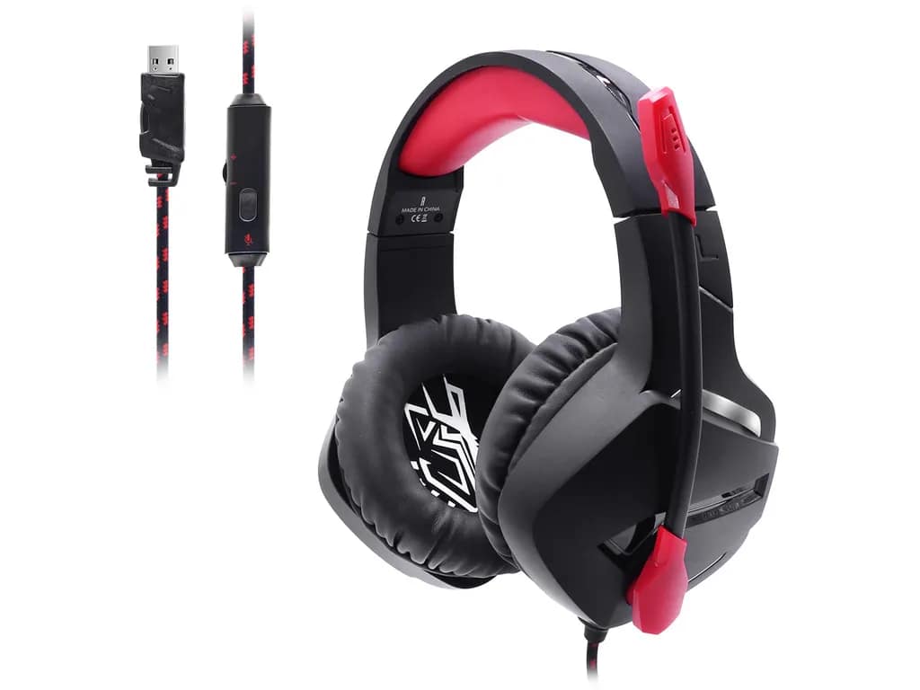 Fallen Gaming Headset - Zwart/Rood - Afbeelding 5