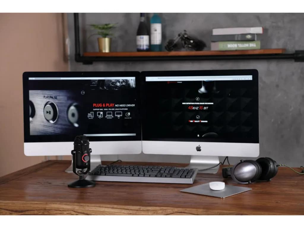 MDrill Dome Microfoon Diep Zwart 48 KHz PC/PS4 - Afbeelding 6