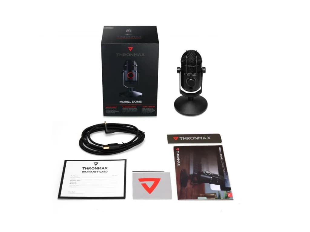 MDrill Dome Microfoon Diep Zwart 48 KHz PC/PS4 - Afbeelding 10