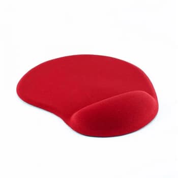 Muismat met Ergonomische Polsondersteuning MP-01 - Rood