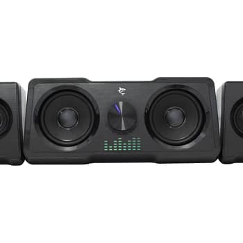 Mood 2.2 speakers met RGB verlichting - Zwart