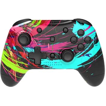 Draadloze Controller geschikt voor Nintendo Switch - Street Art Zwart