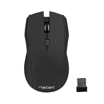 Natec Blackbird - Draadloze optische muis - 2.4 GHZ - Zwart