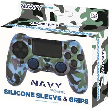 Playstation 4 - Siliconen Controller Skin inclusief Thumbs Grips - Navy