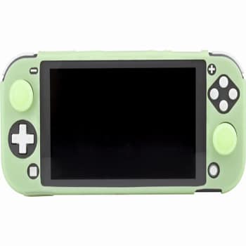 Nintendo Switch Lite Siliconen Hoes met Thumb Grips - Glow In The Dark