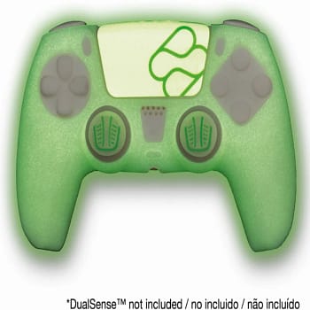Siliconen Controller Skin en Thumb Grips voor PS5 DualSense Controller - Glow in the Dark