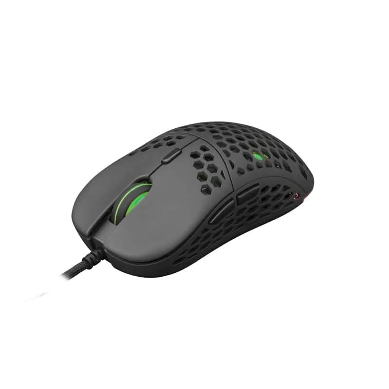 ESL-M4 Naginata Gaming Muis - 16.000 DPI - 6 Knoppen - RGB - Zwart - Afbeelding 2