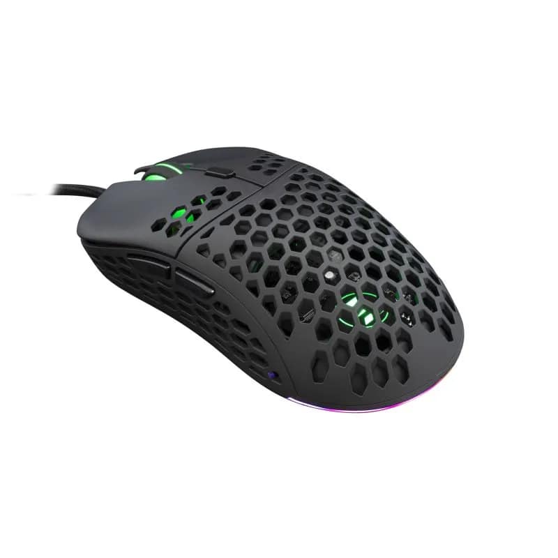 ESL-M4 Naginata Gaming Muis - 16.000 DPI - 6 Knoppen - RGB - Zwart - Afbeelding 4