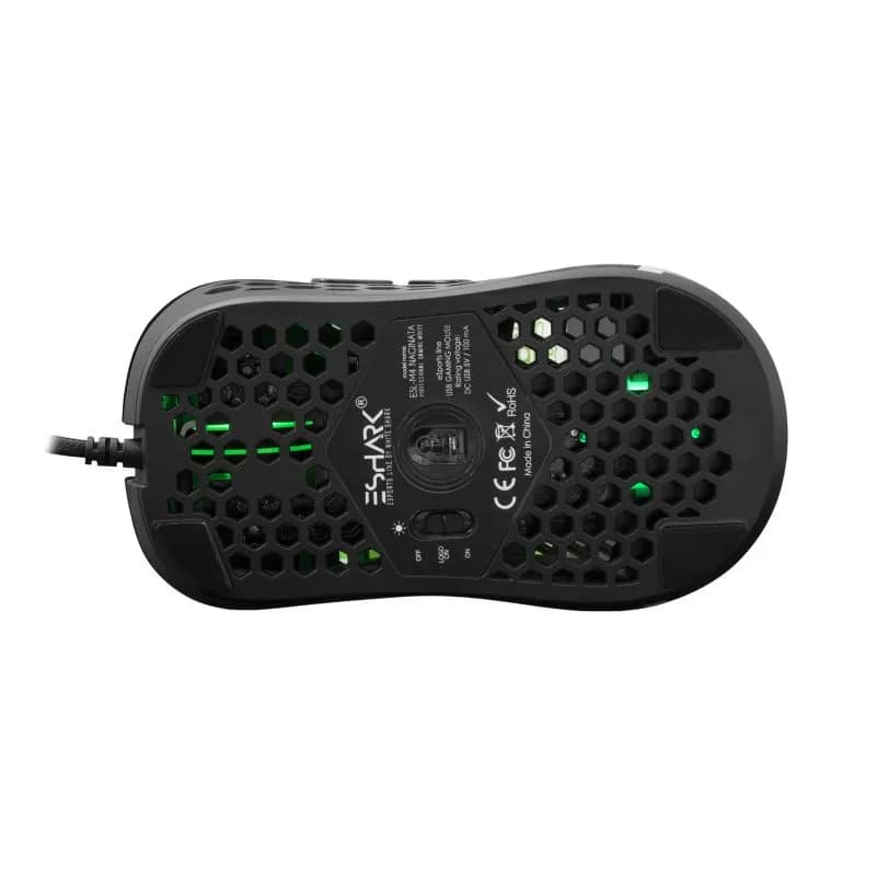 ESL-M4 Naginata Gaming Muis - 16.000 DPI - 6 Knoppen - RGB - Zwart - Afbeelding 7