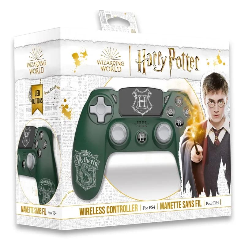 Draadloze Harry Potter Controller voor PS4 - Slytherin